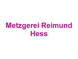 Metzgerei Reimund Hess Logo