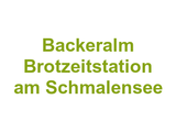 Backeralm Brotzeitstation am Schmalensee Logo