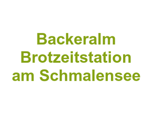 Backeralm Brotzeitstation am Schmalensee Logo