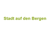 Stadt auf den Bergen Logo