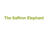 The Saffron Elephant Logo
