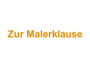 Zur Malerklause Logo
