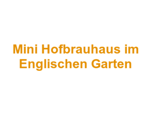 Mini Hofbrauhaus im Englischen Garten Logo