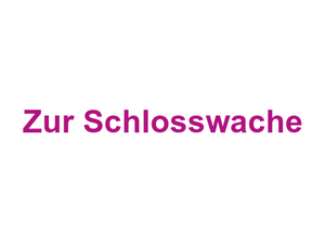Zur Schlosswache Logo