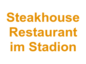 Steakhouse Restaurant im Stadion Logo