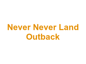 Never Never Land "Outback" Logo