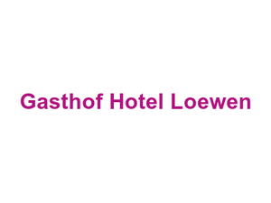 Gasthof Hotel Loewen Logo