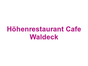 Höhenrestaurant Cafe Waldeck Logo