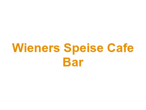 Wiener's Speise Cafe Bar Logo