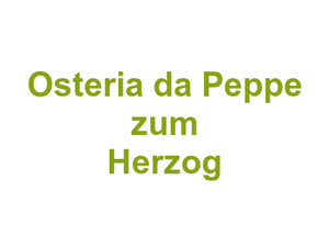 Osteria da Peppe "zum Herzog" Logo