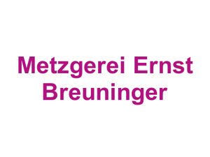 Metzgerei Ernst Breuninger Logo