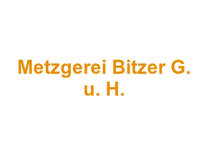 Metzgerei Bitzer G. u. H. Logo