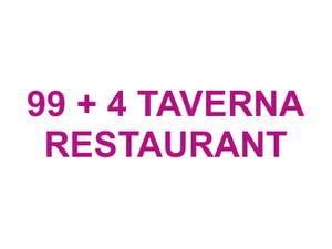 99 + 4 TAVERNA RESTAURANT Logo