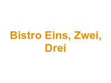 Bistro Eins, Zwei, Drei Logo