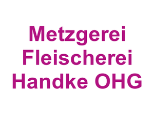 Metzgerei Fleischerei Handke OHG Logo