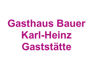 Gasthaus Bauer Karl-Heinz Gaststätte Logo