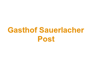 Gasthof Sauerlacher Post Logo