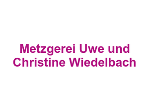 Metzgerei Uwe und Christine Wiedelbach Logo
