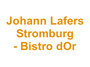 Johann Lafers Stromburg - Bistro d'Or Logo