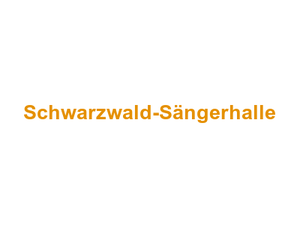 Schwarzwald-Sängerhalle Logo