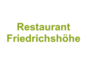 Restaurant Friedrichshöhe Logo