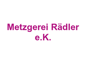 Metzgerei Rädler e.K. Logo