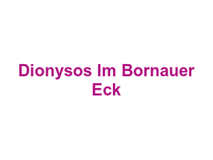 Dionysos Im Bornauer Eck Logo