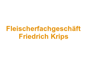 Metzgerei Fleischerfachgeschäft Friedrich Krips Logo