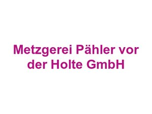 Metzgerei Pähler vor der Holte GmbH Logo