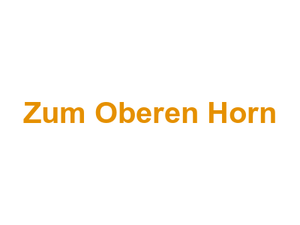 Zum Oberen Horn Logo