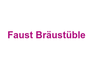 Faust Bräustüble Logo
