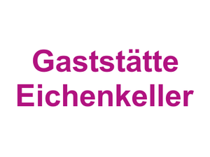 Gaststätte Eichenkeller Logo