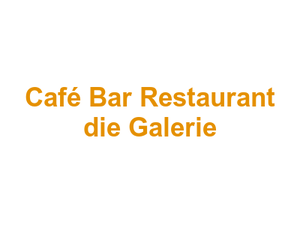 Café Bar Restaurant die Galerie Logo