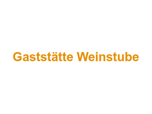Gaststätte Weinstube Logo