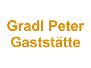 Gradl Peter Gaststätte Logo