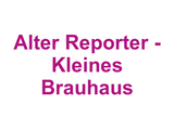 Alter Reporter - Kleines Brauhaus Logo