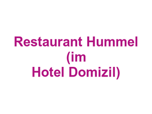Restaurant Hummel (im Hotel Domizil) Logo
