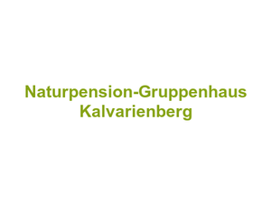 Naturpension-Gruppenhaus Kalvarienberg Logo