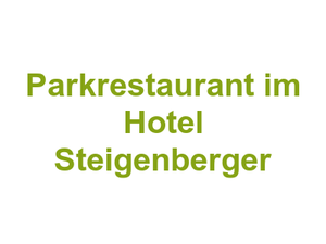 Parkrestaurant im Hotel Steigenberger Logo