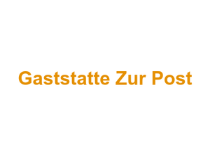 Gaststatte Zur Post Logo