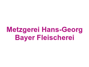 Metzgerei Hans-Georg Bayer Fleischerei Logo