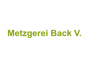 Metzgerei Back V. Logo