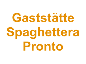 Gaststätte Spaghettera Pronto Logo