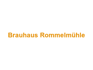 Brauhaus Rommelmühle Logo