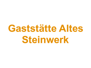 Gaststätte Altes Steinwerk Logo