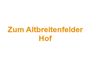 Zum Altbreitenfelder Hof Logo
