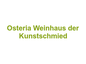 Osteria Weinhaus der Kunstschmied Logo