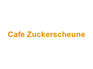 Cafe Zuckerscheune Logo