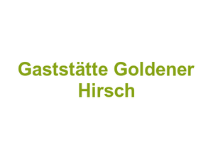 Gaststätte Goldener Hirsch Logo