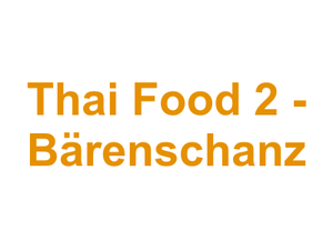 Thai Food 2 - Bärenschanz Logo